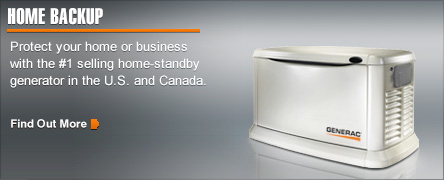 Home Backup - Protect your home or business with a standby generator installed by Volt Electric Consultancy