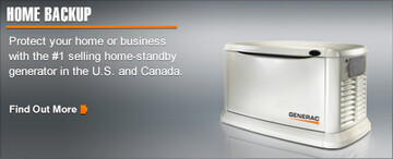 Home Backup - Protect your home or business with a standby generator installed by Volt Electric Consultancy